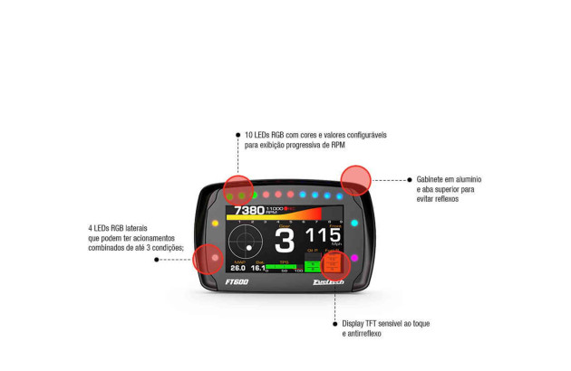 FT600 COM CHICOTE 3M