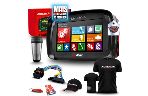 Fueltech Ft450 S/ Chicote Principal + Chicote Adaptador Cp