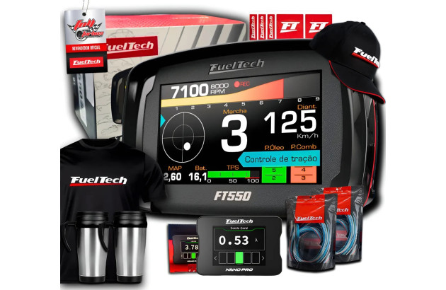Fueltech Ft550 3 Metros + Wideband Nano Pro C/ Chicote