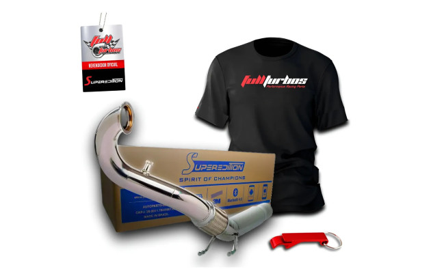 Downpipe Para Tiguan R-line 2.0t 220cv Prateado