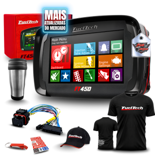Fueltech Ft450 S/ Chicote Principal + Chicote Adaptador Cp