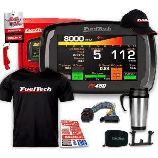 Fueltech Ft450 S/ Chicote Principal + Chicote Adaptador Cp