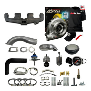 Kit Turbo Gm - Opala 6c + Turbina Avionics A40 .84 = Hx40