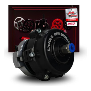 Válvula Blow Off 50mm C/ Suporte Alumínio Preta - Unique