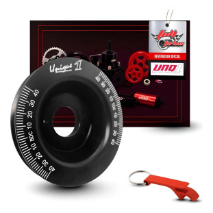 Polia Virabrequim Chevette Preto - Unique