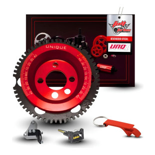 Roda Fônica Ap 8v Unique Vermelho + Suporte + Conector