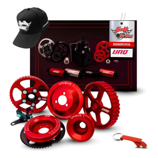 Kit Polias Vw Ap 8v Gol Parati Saveiro Vermelha - Unique 1