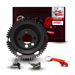 Roda Fônica Ap 8v Unique Preta + Suporte + Conector