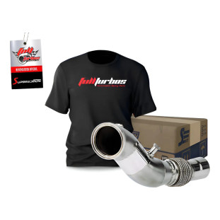 Downpipe Superedition Bmw 125 N55 3.0t 320cv - Dw30320 Cinza Claro