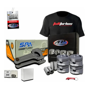 Kit Pistao Forjado Bloco Alto 159m Afp/biela Spa/anéis/pino