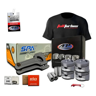 Kit Pistao E Bielas Spa Forjados Vw Ap Afp / Pinos / Anéis 2.0 Plano 83.00mm