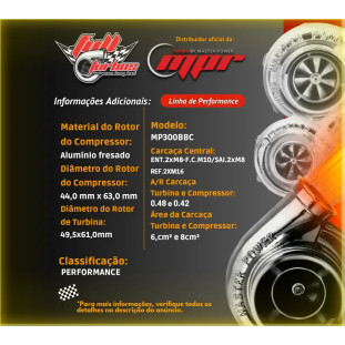 Turbina Master Power Roletada RB4449 .48 Valvulada