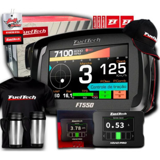 Fueltech Ft550 3 Metros + Wideband Nano Pro Sem Chicote