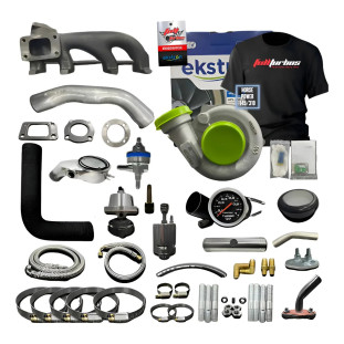 Kit Turbo Vw Ap Ar E Direção Carb.+ Turbina Ekstron
