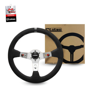 Volante Esportivo Lotse Dakar Camurça Sem Cubo Preto