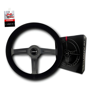 Volante Esportivo Lowv - Mod. Rush Em Suede Preto