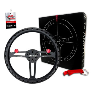 Volante Lowv Zr1s Preto E Suede Preto