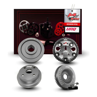 Kit Polias Chevette Ohc Prata - Unique1