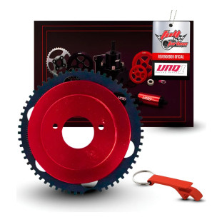 Polia Roda Fônica Chevette Unique Vermelha