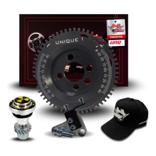 Kit Polia Roda Fônica Ap Unique + Tampão E Boné