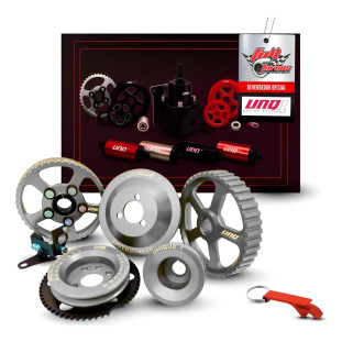 Kit Polias Vw Ap 8v Gol Parati Saveiro Prata - Unique 1