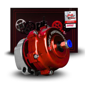 Válvula Blow Off 50mm C/ Suporte Alumínio Vermelha - Unique