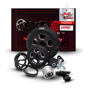 Kit Polias Fusca Com Esticador Poly V Preto Unique1