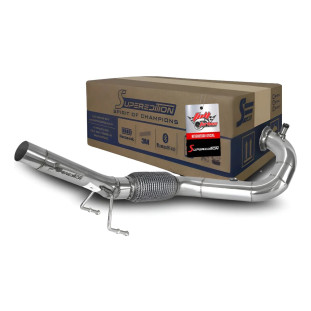 Downpipe Superedition Up Tsi Turbo 105cv Inox Dw10105 Prateado