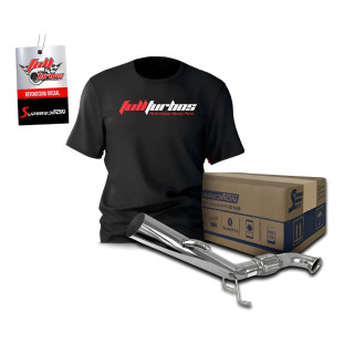 Downpipe Superedition Inox Jetta 2.0 Tsi 211cv Prata