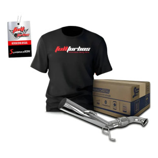 Downpipe Superedition Inox Vw Jetta 2.0 Tsi 200cv - Dw20200 Prateado