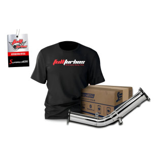 Downpipe Superedition Inox Audi A4 2.0 Tfsi B8 - Dwb8182 Prateado