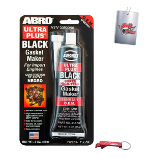 Cola Silicone Formador Junta Abro Black 999 85g 343º
