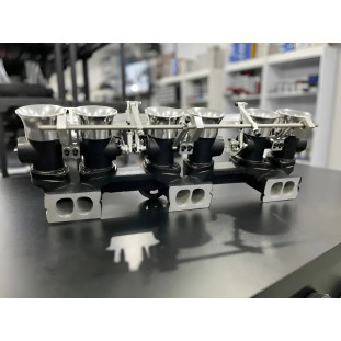 Coletor Admissão Opala 6cc Com Throtlle Body Triplo Prata